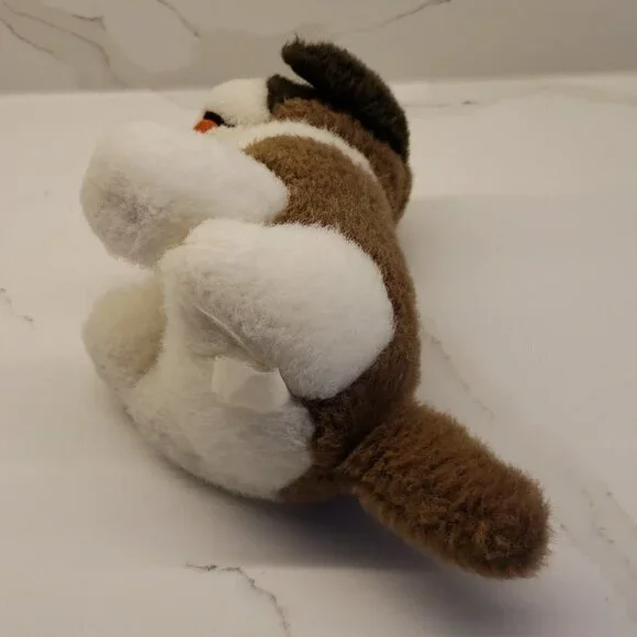 Vintage Saint Bernard Dog Rescue dog plush stuffed animal bag 6" tall by 9"wide - Picture 6 of 10
